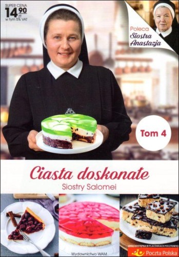 Ciasta doskonałe Siostry Salomei (książka) - s. Salomea Łowicka, kuchnia, zdrowie, Wydawnictwo WAM, 2017 r., oprawa miękka - 10395 9788327714060