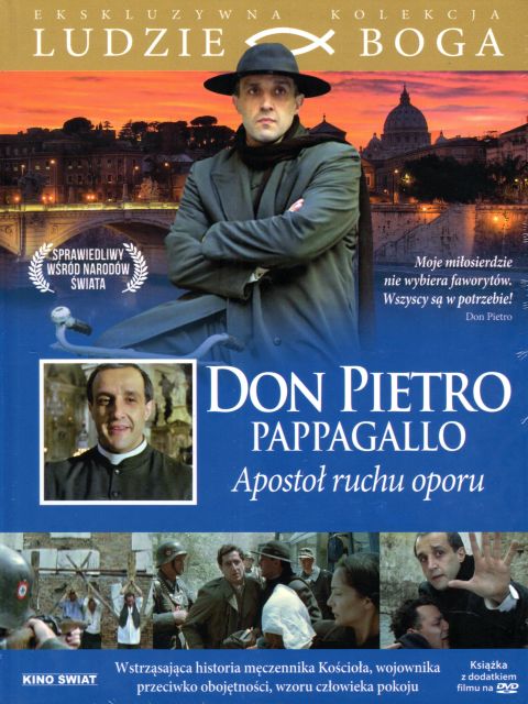 Don Pietro Pappagallo Apostoł ruchu oporu LUDZIEBOGAT81 - -, DVD, KINO ŚWIAT, 2019 r., oprawa twarda - 60936 9788366126183