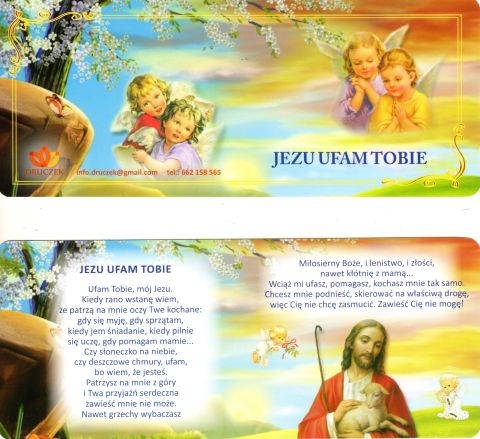 Zakładka do książki - Jezu Ufam Tobie - 60877