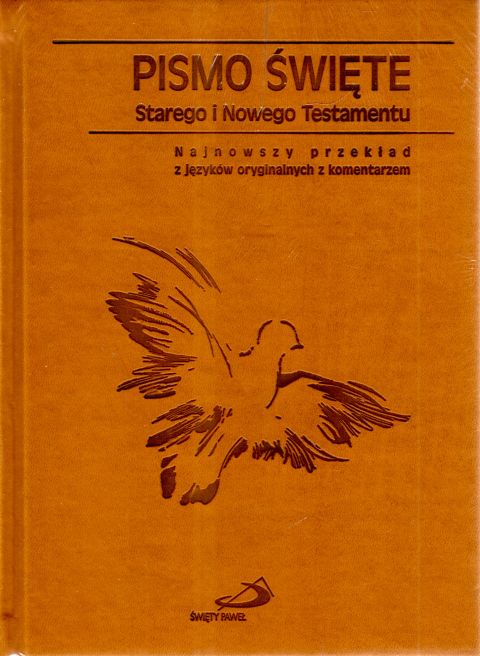 Pismo św.SiNT duży, brązowy, ekooprawa (książka) - -, Biblia, Edycja św. Pawła, 2009 r., oprawa twarda ekooprawa - 59498 5907564028646