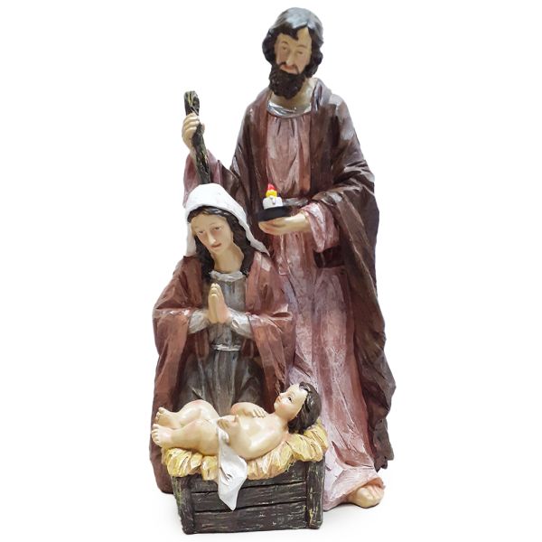 Figura Św. Rodzina (kolorowa) 36cm - 59494 5902983902423