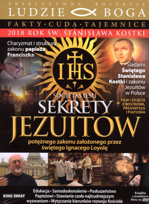 Sekrety Jezuitów         LUDZIE BOGA - -, DVD, KINO ŚWIAT, 2018 r., oprawa twarda - 59231 9788366126084