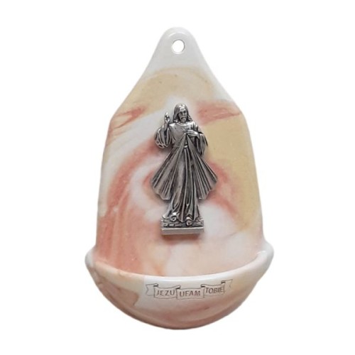 Kropielnica alabaster - JEZU UFAM TOBIE - 58974
