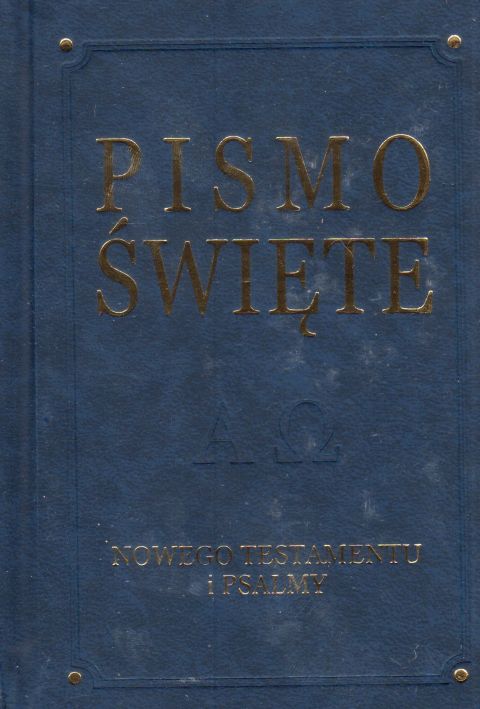Nowy Testament i psalmy (małe, granat, de lux) (książka) - -, Biblia, Wydawnictwo Drukarnia Diecezjalna - Sandomierz, 2018 r., oprawa twarda - 58381 5902983908494