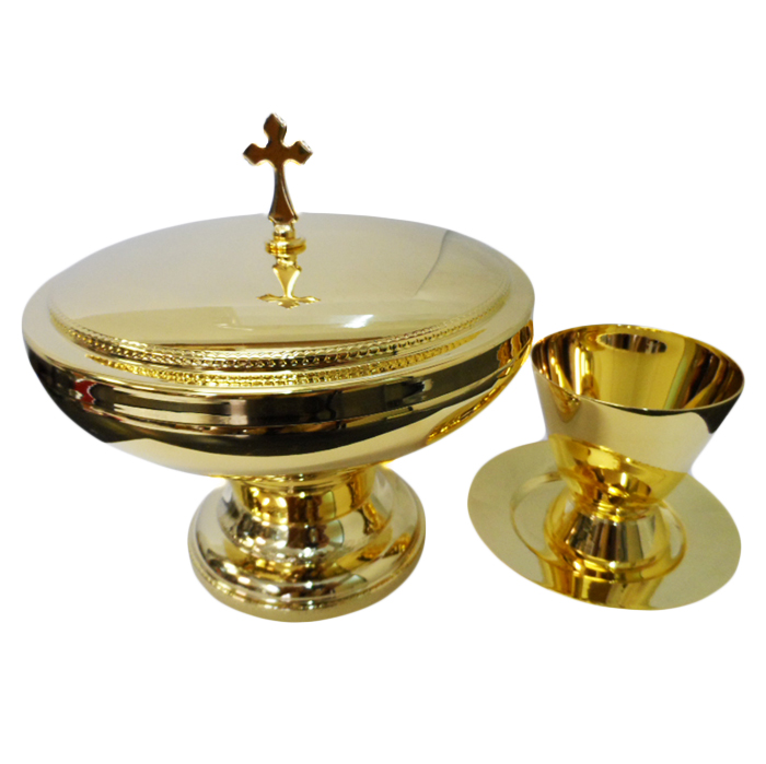 Puszka (puszka + kielich) wys.10cm śr.15,5cm - 57858