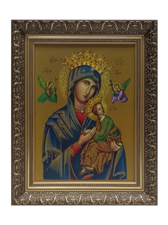 Obraz 51x41cm Matka Boża Nieustającej Pomocy rama złota - 56420
