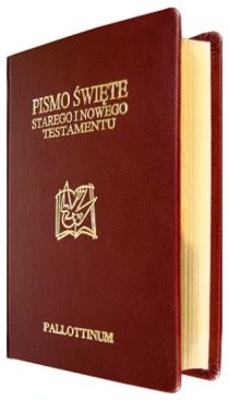 Pismo św.SiNT skóra ekologiczna, pielgrzyma, złocone brzegi (książka) - Zespół Biblistów, Biblia, Wydawnictwo Pallottinum, oprawa twarda - 56199 9788370146368