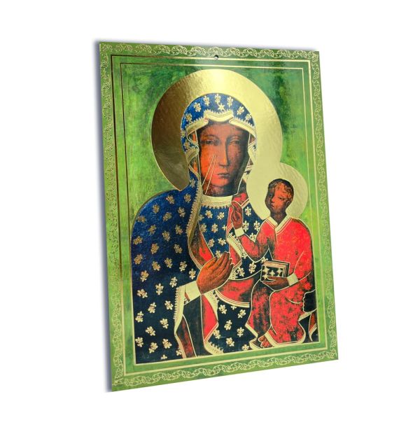 Obrazek 16x24cm. Matka Boża Częstochowska na płycie - 53440
