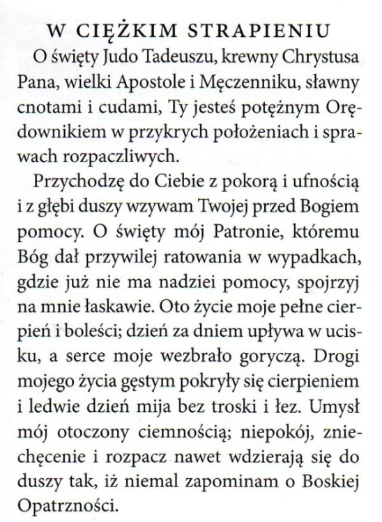 Święty Juda Tadeusz - SKŁADANKA - 47736