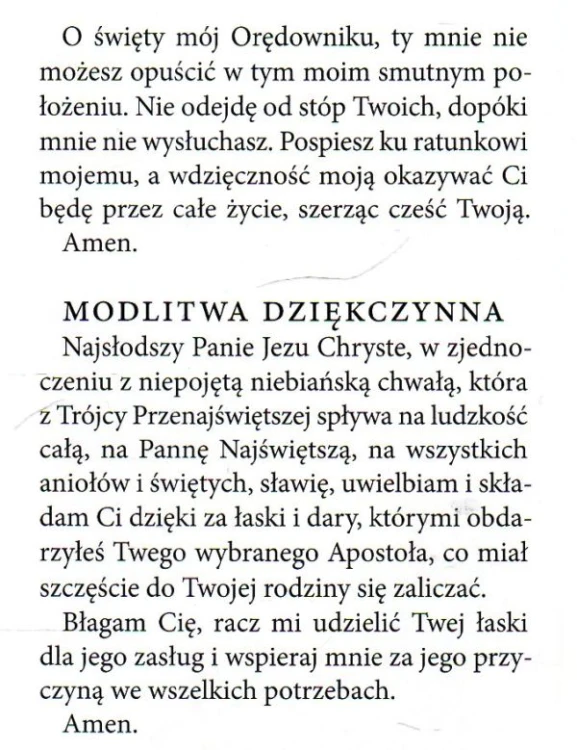 Święty Juda Tadeusz - SKŁADANKA - 47736