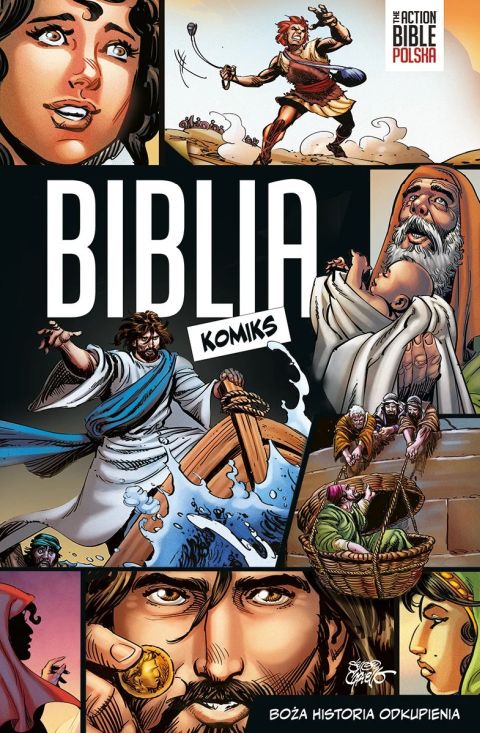 Biblia komiks (książka) - -, Biblie dla dzieci, Wydawnictwo M, 2026 r., oprawa twarda - 47317 9788368701029