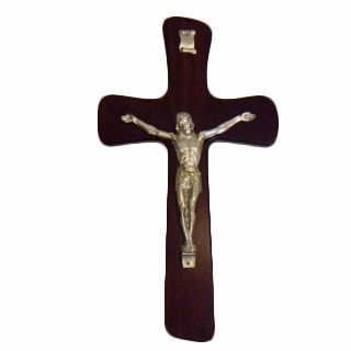 Krzyż wiszący drewniany h35cm WIŚNIA (nr1) - 44865