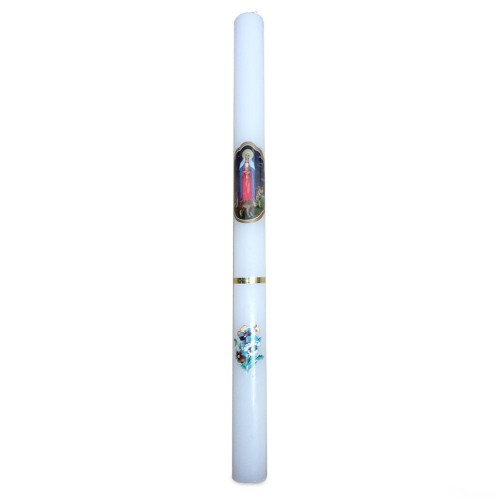 Świeca gromnica biała 40x3cm - 42488 5907771419473