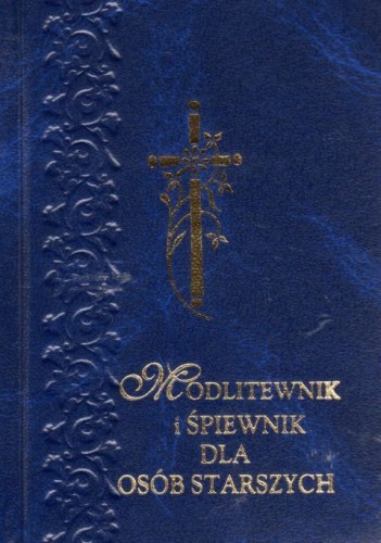 Modl. Jezus Maryja Józef - dla starszych (granatowy) duży druk (książka) - o. Witold Stępień  (opr.) , modlitewniki, Drukarnia Garmond, 1995 r., oprawa twarda - 56745 9788390294544