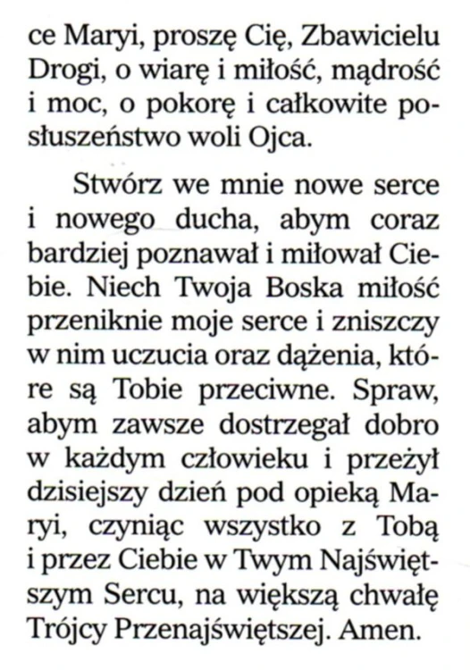 Składanka Codzienne ofiarowanie się Najświętszemu Sercu Jezusa MODLITWA: Boskie Serce - 41927