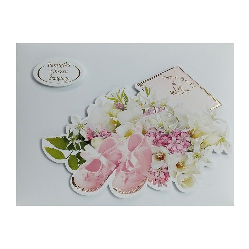 Album Pamiątka Chrzest Św. (mały prostokąt) (książka) - -, chrzest, eRhema, oprawa twarda - 41734 9788389582874