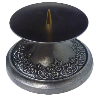 Lichtarz papieski 5cm chrom - oxyda - 38519