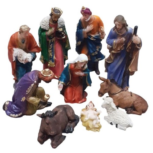 Zestaw figur do szopki 12 cm (10 elementów) - 38412