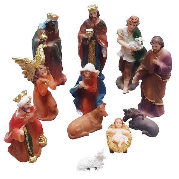 Zestaw figur do szopki 8cm (11 elementów) - 38247