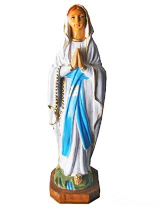 Figura Matka Boża Różańcowa h15cm PCV - 38104 8013059084152