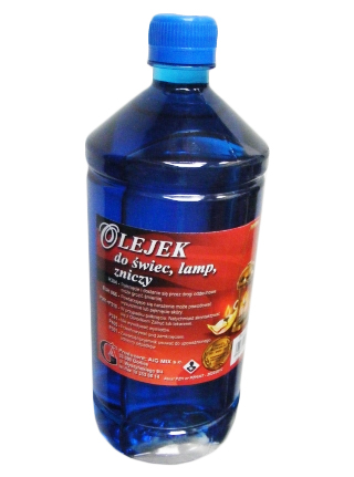 Olej 1 litrowy niebieski - frezja zapachowy - 38045