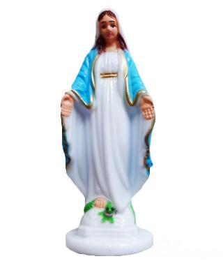 Figura Matka Boża Niepokalana 10cm niebieska plastikowa - 36889
