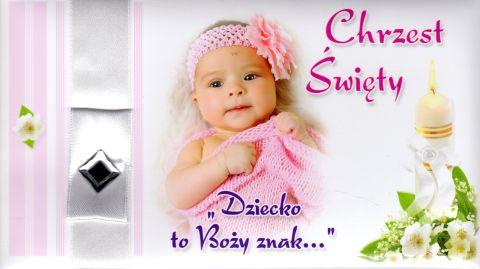 Album pamiątka chrzest "Dziecko to Boży znak..." (prostokąt) (książka) - -, chrzest; pamiątki prezenty, eRhema, oprawa twarda - 35520 9788360025246
