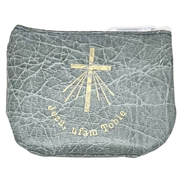 Etui na zamek - szare Jezu Ufam Tobie - 35189