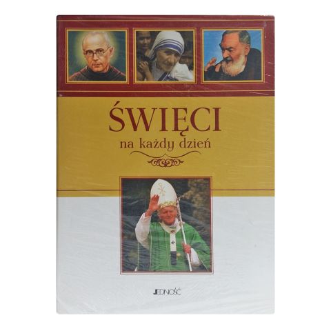 Święci na każdy dzień (w etui) (książka) - -, biografie, Wydawnictwo Jedność, 2011 r., oprawa twarda - 35112 9788376605173