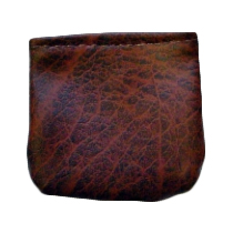 Etui małe na rzep - rude - 35054