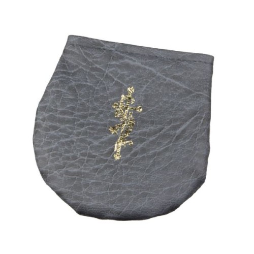 Etui duże na rzep - szare - 35045