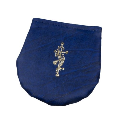 Etui duże na rzep - granatowe - 35043