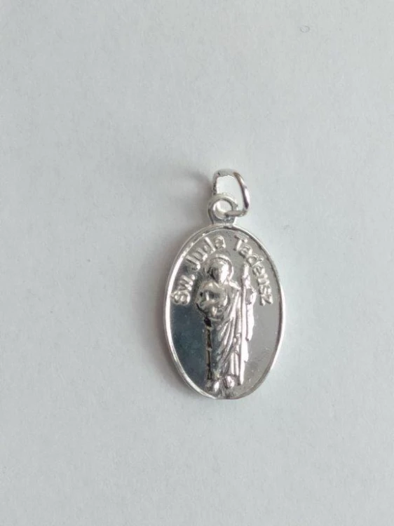 Medalik srebrny pr.925 Św. Juda Tadeusz owal 1,4g - 33764