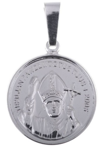 Medalik srebrny pr.925 Św. Jan Paweł II 3,7g - 32377
