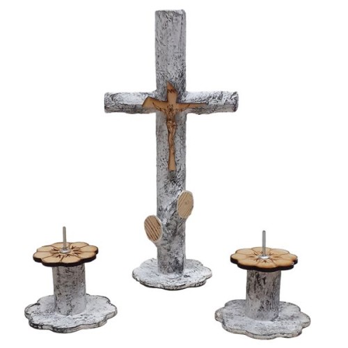 Zestaw kolędowy BRZOZA h20cm - 29899