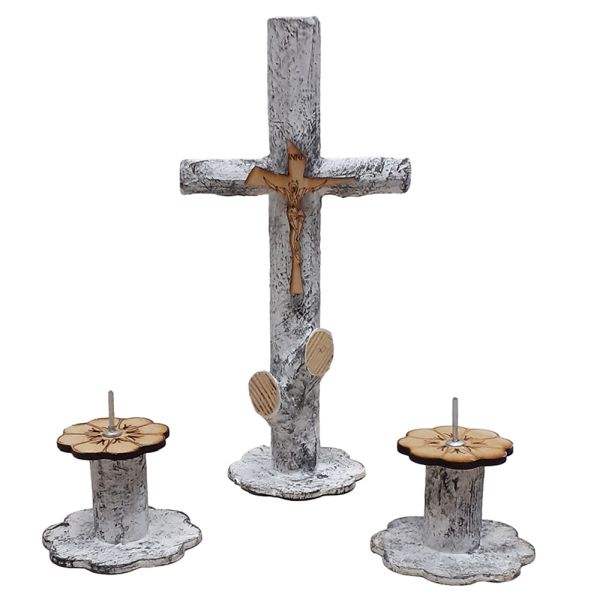 Zestaw kolędowy BRZOZA h20cm - 29899