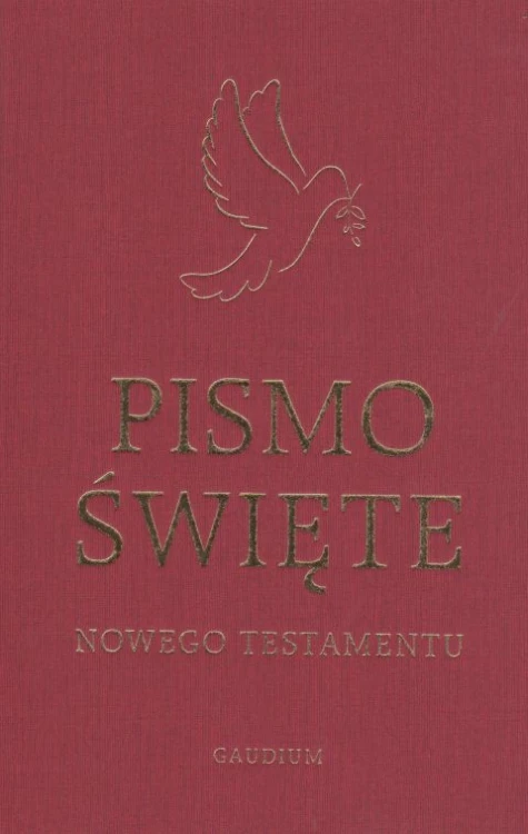 Nowy Testament w przekładzie z języka greckiego (czerwone) (książka) - praca zbiorowa, Biblia, Wydawnictwo Archidiecezji Lubelskiej GAUDIUM, 2019 r., oprawa twarda - 28126 9788370147679