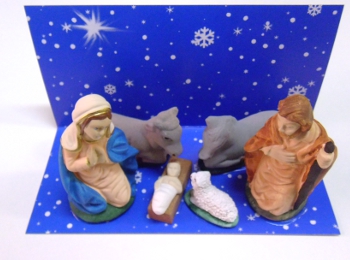 Zestaw figur do szopki (6 figurek) - 28059 5906286570679