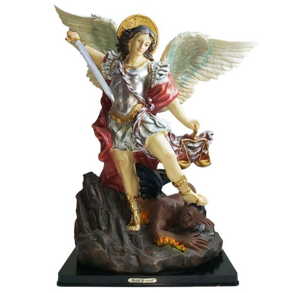 Figura Św. Michał Archanioł 22cm żywica - 27850