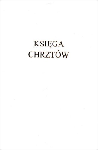 Księga Chrztów - 25764