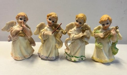 Figura Anioł stojący 6 cm z instrumentem (różne wzory 4) - 24740 5906340544172