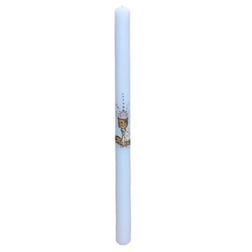 Świeca stołowa I KOMUNIA malowana ręcznie 30cm. - ! - 20054