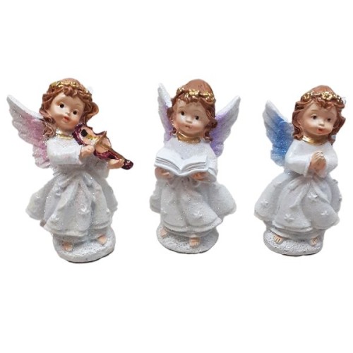 Figura Anioł stojący 6,5 cm (różne rodzaje 3) - ! - 19745