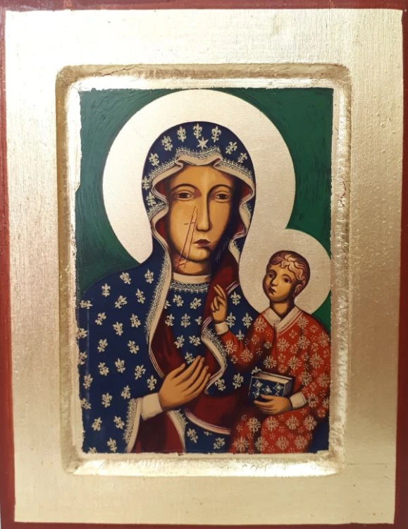 Ikona 14x18cm Matka Boża Częstochowska - 17215