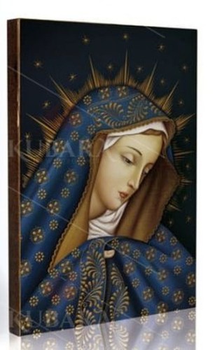Ikona mała 12x16cm Matka Boża Bolesna na desce - 16427
