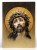 Ikona mini 11x14cm Jezus Chrystus umęczony na desce (korona cierniowa) - 16386