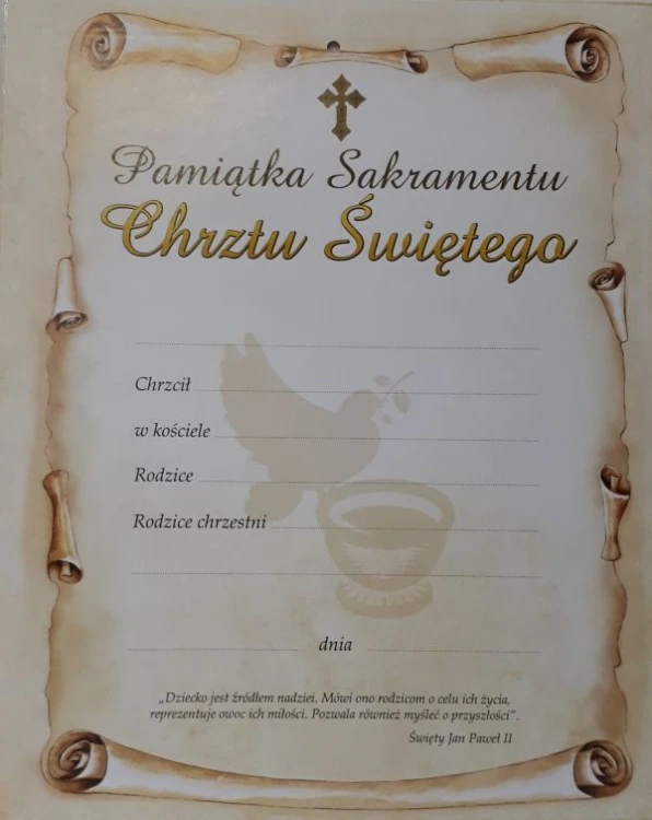 Obrazek 20x25cm Anioł Stróż (latarka)/PAMIĄTKA CHRZTU ŚW. NIEBIESKI na płycie - 16294