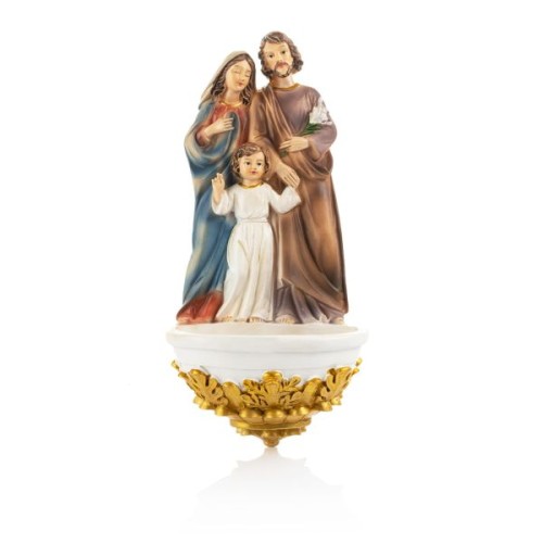 Kropielnica z żywicy św. Rodzina h19cm - ! - 15427 5902689304675