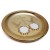 Tacka pod obrączki ślubne z kamieniami (pozłacana) *16cm - 15176