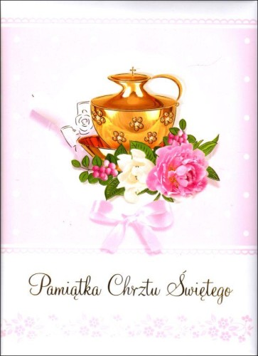 Album pamiątka Chrzest (mała) (książka) - -, chrzest; pamiątki prezenty, eRhema, oprawa twarda - 15019 9788365430083